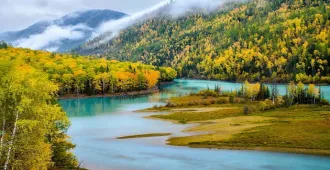 China Xinjiang Kanas National Nature Reserve Hemu Village Ghost City Dushanzi Grand Canyon - ทัวร์จีน ซินเจียงเหนือ อุทยานคานาสือ หมู่บ้านเหอมู่ชุน แพะเมืองผี แกรนด์แคนยอนตู๋ซานจื่อ (ไม่ลงร้าน)