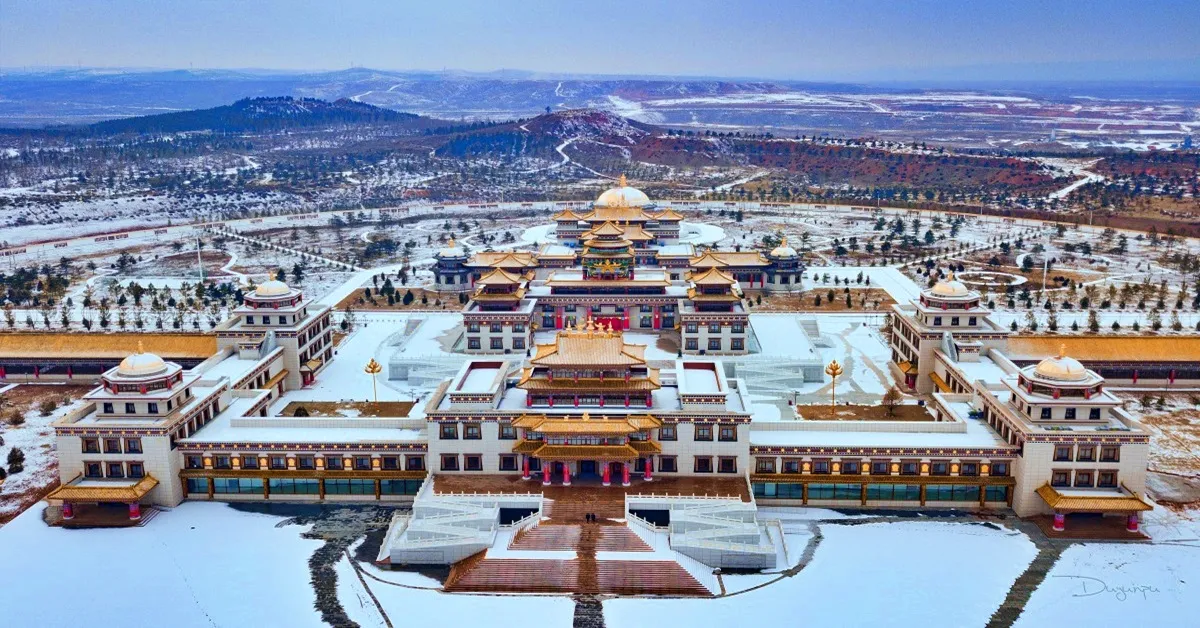 China Inner Mongolia Ordos Grasslands - ทัวร์จีน มองโกเลียใน บูสบูส ทุ่งหญ้าออร์ดอส พระราชวังพระสังราฆอุหลาน 