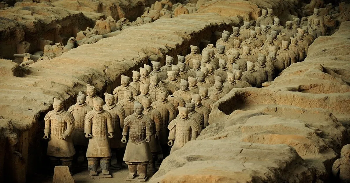 China Xi-an Luoyang The Terracotta Warriors and Horses ukou Waterfall Park - ทัวร์จีน ซีอาน ลั่วหยาง สุสานทหารดินเผาจิ๋นซี น้ำตกหูโขว่ (ไม่ลงร้าน)