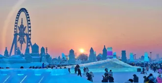 China Harbin Ice & Snow World VOLGA MANOR Xue xiang - ทัวร์จีน ฮาร์บิน เที่ยวชมงานเทศกาลแกะสลักน้ำแข็ง พัก 2 ไฮไลท์ วอลก้ารีสอร์ท หมู่บ้านหิมะ