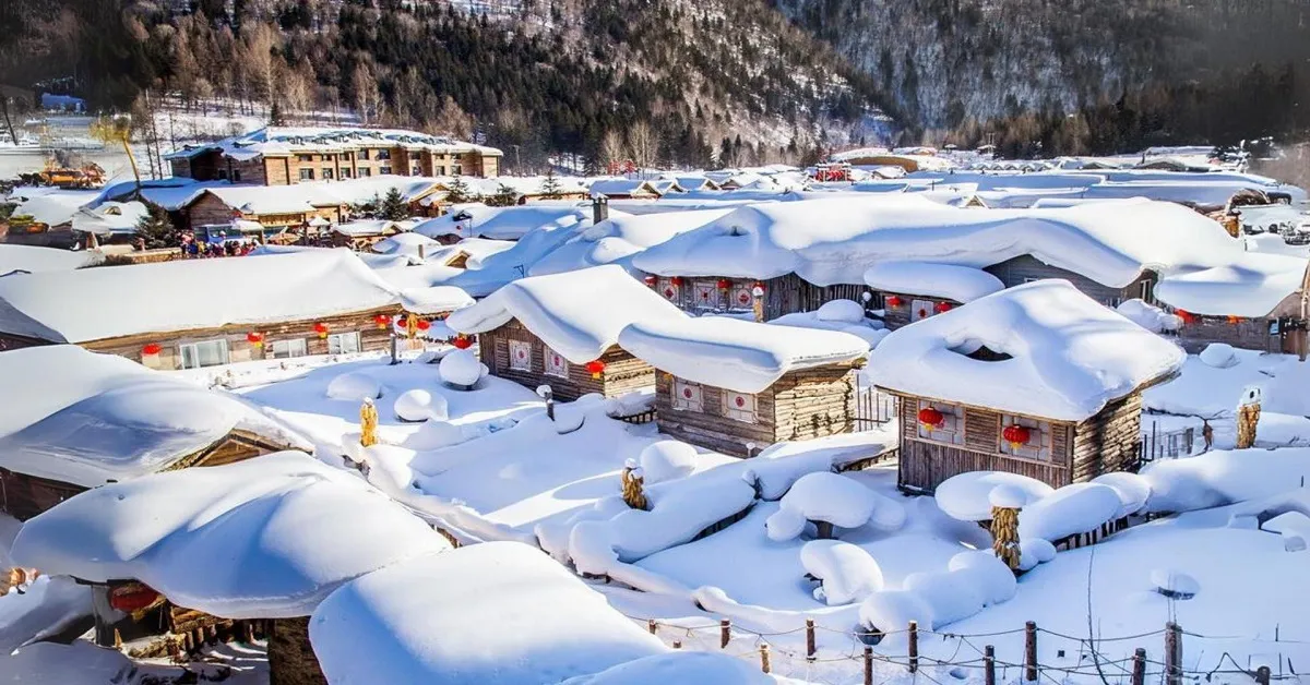 China Harbin Snow Festival Xue xiang China Snow Town - ทัวร์จีน ฮาร์บิน ชมเทศกาลน้ำเเข็ง ชมและนอนในหมู่บ้านหิมะ (ไม่ลงร้าน)