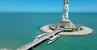China Haikou Sanya Danzhou - ทัวร์จีน ไหโข่ว ซานย่า ตันโจว ถนนคนเดินฉีโหลว นมัสการเจ้าแม่ทับทิม 