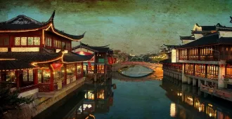 China Hangzhou Shanghai Disneyland Qibao Old Town - ทัวร์จีน หังโจว เซี่ยงไฮ้ ดิสนีย์แลนด์ เมืองโบราณชีเปา (ไม่ลงร้าน)