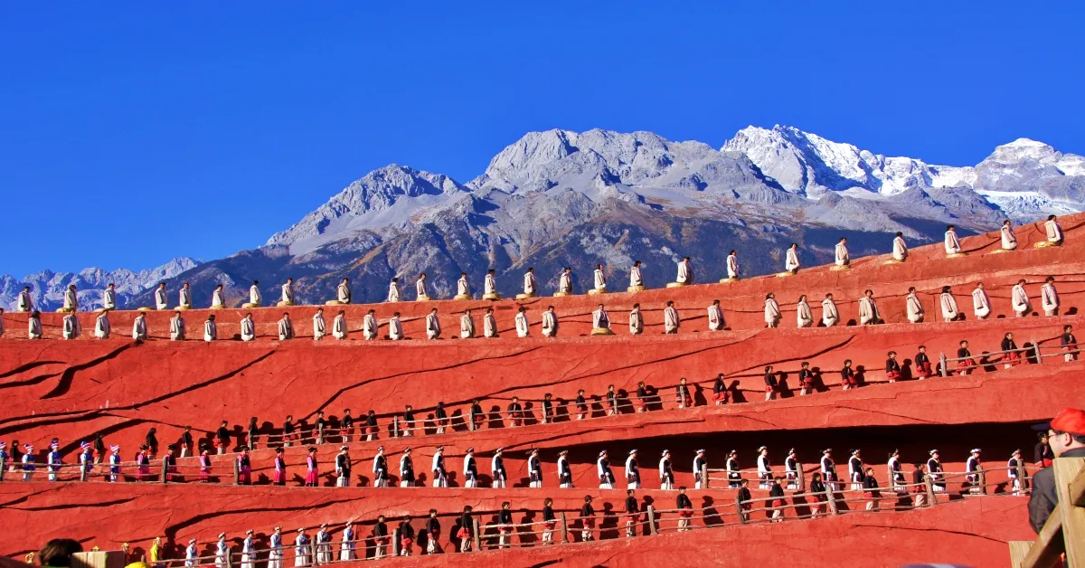 China Kunming Dali Shangri-La Lijiang - ทัวร์จีน คุนหมิง ต้าหลี่ แชงกรีล่า ลี่เจียง โชว์ IMPRESSION LIJISNG ไม่ลงร้าน