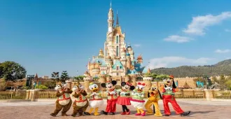 Hong Kong Che Kung Temple Wong Tai Sin Temple Hong Kong Disneyland - ทัวร์ฮ่องกง วัดแชกงหมิว วัดหวังต้าเซียน ฉลองครบครอบ 20 ปี ดิสนีย์แลนด์