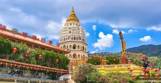 Malaysia Penang Kek Lo Si Temple - ทัวร์มาเลเซีย ปีนัง วัดเค็ก ลก ซี (อิสระ 1 วัน)