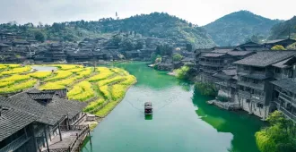 China Guiyang Xijiang Miao Village Wujiang Village - ทัวร์จีน กุ้ยหยาง หมู่บ้านแม้วซีเจียง เมืองโบราณอู่เจียงจ้าย (ไม่ลงร้าน)
