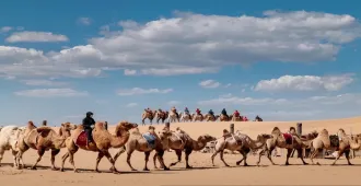 China Xining Jiayuguan Dunhuang Danxia Landform Mingsha Shan - ทัวร์จีน ซีหนิง เจียยวี่กวน ตุนหวง ภูเขาสายรุ้งจางเย่และขี่อูฐเนินทรายซาซาน (ทัวร์ไม่ลงร้าน)
