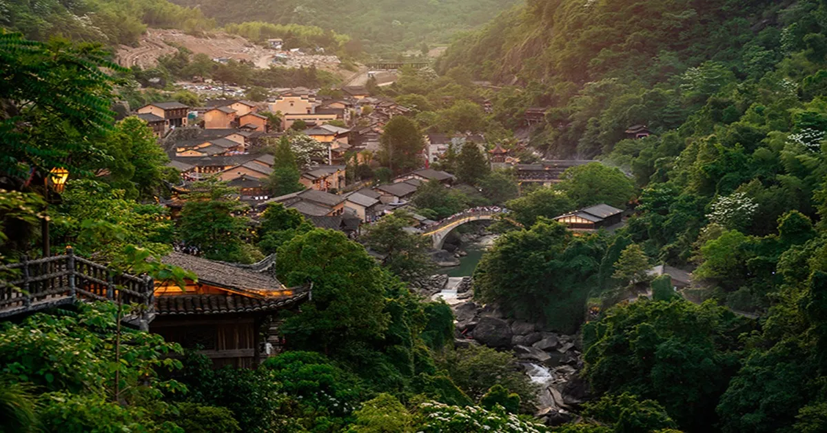 China Hangzhou Huangshan Wangxiangu - ทัวร์จีน หางโจว หวงซาน หุบเขาเทวดาวั่งเซียนกู่ ชมหมู่บ้านหวงหลิ่ง (ไม่ลงร้าน)