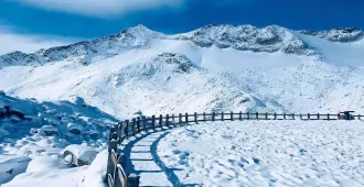 China Chengdu Siguniangshan Bipenggou  tibet - ทัวร์จีน เฉิงตู เขาสี่ดรุณี ปี้ผิงโกว ชมภูเขาหิมะต้ากู่ปิงชวนและพักหมู่บ้านทิเบต (ไม่ลงร้าน)