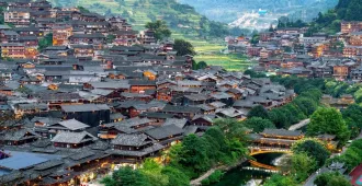 China Nanning Guizhou Detian Waterfall Xijiang Miao Village - ทัวร์จีน หนานหนิง กุ้ยโจว น้ำตกเต๋อเทียน หมู่บ้านม้งพันหลัง (ไม่ลงร้าน)
