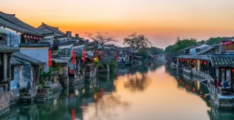 China Shanghai Qibao Ancient Town Tian An 1000 Trees - ทัวร์จีน เซี่ยงไฮ้ เที่ยวชมหมู่บ้านโบราณชีป่าวและอาคารพันต้นไม้ (ลงร้าน)