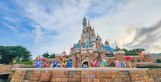 Hong Kong Hung Hom Kwun Yum Temple Disneyland - ฮ่องกง  ยืมเงินเจ้าแม่กวนอิมฮองฮำและเต็มวันกับดิสนีย์แลนด์