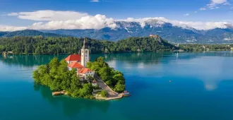 Grand Slovenia  Ljubljana Preseren Piran Koper Bled Bohinj Railway Bridge - ทัวร์แกรนด์สโลวีเนีย เพรเซเรน ไพราน โคเปอร์ เบรด ชมสะพานรถไปโบฮินจ์ (บินเข้าลุบเบลียนา บินออกเวียนนา)  
