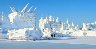 China Harbin Harbin Ice and Snow Festival Volga Manor - ทัวร์จีน ฮาร์บิน เทศกาลโคมไฟน้ำแข็งและคฤหาสน์วอลการ์ (ไม่ลงร้าน)