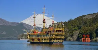 Japan Tokyo Fuji Hakone Fujiten Snow - ทัวร์ญี่ปุ่น โตเกียว ฟูจิ  ล่องเรือชมวิวทะเลสาบฮาโทเน่ ชมวิวฟูจิ (อิสระ 1 วันเต็ม) 