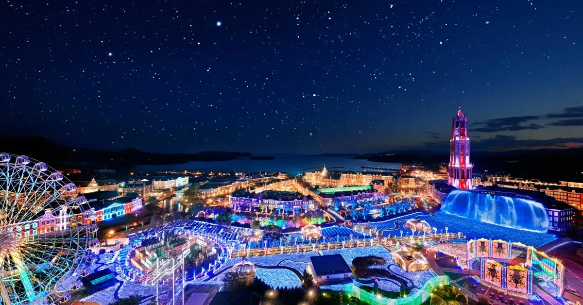 Japan Fukuoka Kyushu Kingdom of Light  Illumination - ทัวร์ญี่ปุ่น ฟุกุโอกะ คิวชู ชมเทศกาลประดับไฟและกิจกรรมล่องเรือยานากาวะ