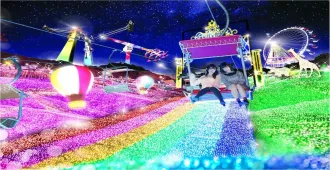 Japan Tokyo Narita Fuji Sagamiko Illumination ski - ทัวร์ญี่ปุ่น โตเกียว นาริตะ ฟูจิ เที่ยวชมงานเทศกาลประดับไฟฤดูหนาวที่ยิ่งใหญ่ที่สุดและลานสกีฟูจิเท็น 