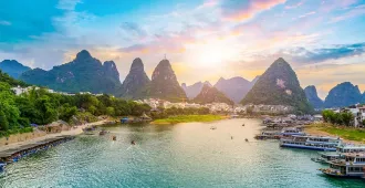 China Nanning Guilin Yulong River Yao Shan - ทัวร์จีน หนานหนิง กุ้ยหลิน ล่องแพชมทิวทัศน์แม่น้ำลีเจียงและนั่งกระเช้าสู่เขาเหยาซาน (ลงร้าน)