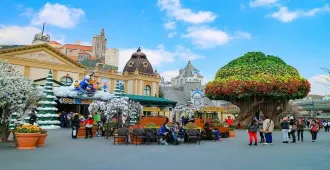 South Korea Seoul Nami Island Everland Winter Ski - ทัวร์เกาหลี โซล เกาะนามิ สวนสนุกเอเวอร์แลนด์และสนุกกับลานสกี 