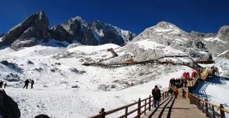 China Kunming Dali Lijiang Jade Dragon Snow Mountain - ทัวร์จีน คุนหมิง ต้าหลี่ ลี่เจียง พิชิตภูเขาหิมะมังกรหยกและหุบเขาน้ำเงิน (ไม่ลงร้าน+บินตรง)