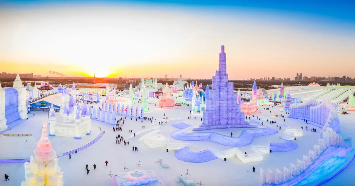 ทัวร์จีน ฮาร์บิน หมู่บ้านหิมะ เทศกาลแกะสลักน้ำแข็ง (ไม่ลงร้าน)