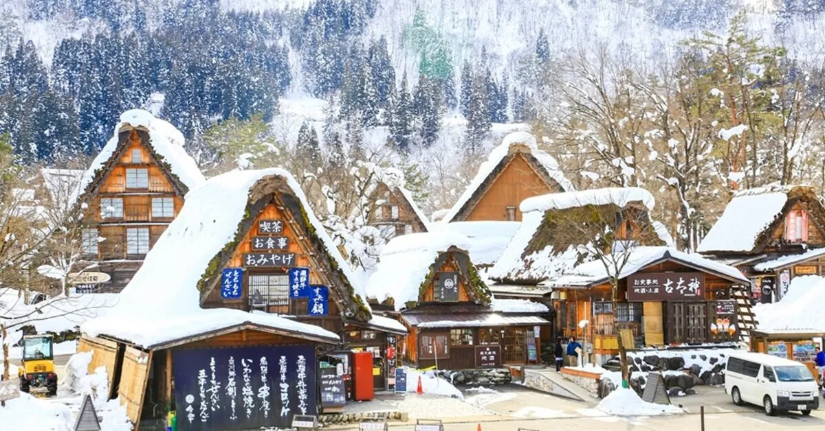 ทัวร์ญี่ปุ่น โอซาก้า เกียวโต อาราชิยามะ ทาคายาม่า ชิราคาวาโกะ กิฟู สะพานโทเก็ตสึเคียว (เที่ยวครบทุกวัน)