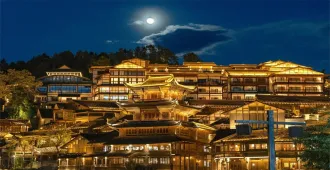 ทัวร์จีน กุ้ยหยาง สะพานฮวาเจียง น้ำตกหวงกั่วซู่ นั่งเรือชมวิวหมู่บ้านวูเจียงจ้าย (ไม่ลงร้าน)