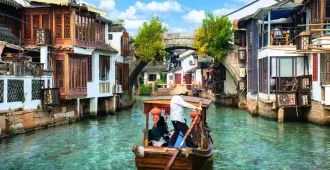 ทัวร์จีน เซี่ยงไฮ เมืองโบราณจูเจียเจียว  (ลงร้าน+อิสระ 1 วัน)