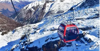 ทัวร์จีน เฉิงตู สี่ดรุณี ธารน้ำแข็งต๋ากู่ ลานสกีภูเขาหิมะซีหลิง ขึ้นกระเช้าชมวิวยอดเขาสุริยันจันทรา (ไม่ลงร้าน)