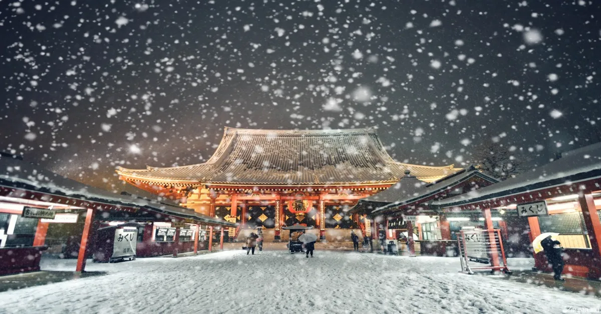 ทัวร์ญี่ปุ่น  โตเกียว เซนได อะซะกุสะ ปราสาทสึรุกะ วัดอาซากุซะ งานประดับไฟอาชิคางะ 