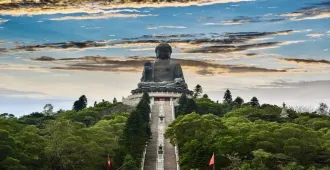 ทัวร์ฮ่องกง ไหว้พระวัดลับ ขอพรเจ้าแม่กวนอิมฮองฮำ นั่งกระเช้านองปิง 360องศา สักการะพระใหญ่เทียนถาน 