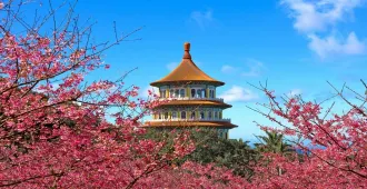 ทัวร์ไต้หวัน ไทเป ซากุระวัดเทียนหยวน สะพานคู่รักท่าเรือตั้นสุ่ย หมู่บ้านโบราณจิ่วเฟิ่น 