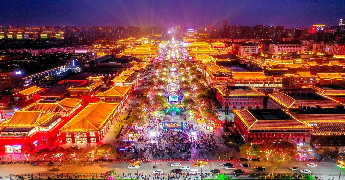 ทัวร์จีน ซีอาน เจดีย์ห่านป่าเล็ก ถนนต้าถัง กำแพงเมืองโบราณ (อิสระ 1 วัน+ไม่ลงร้าน)