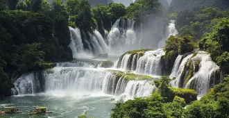 ทัวร์จีน หนานหนิง ปาหม่า หนานตัน น้ำตกเต๋อเทียน ถ้ำน้ำแข็งหลงกง (ไม่ลงร้าน)