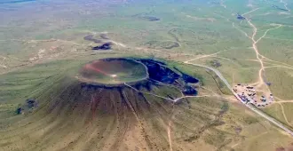  ทัวร์มองโกเลียใน ออร์ดอส โฮฮอท อุทยานภูเขาไฟอูลันฮาตา ขี่อูฐชมทะเลทราย (ลงร้าน)