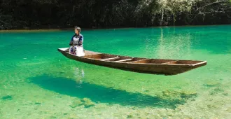 ทัวร์จีน เอินซือ ผิงซาน ล่องเรือแม่น้ำกระจก สะพานลอยน้ำซือจื่อกวน (ไม่ลงร้าน)