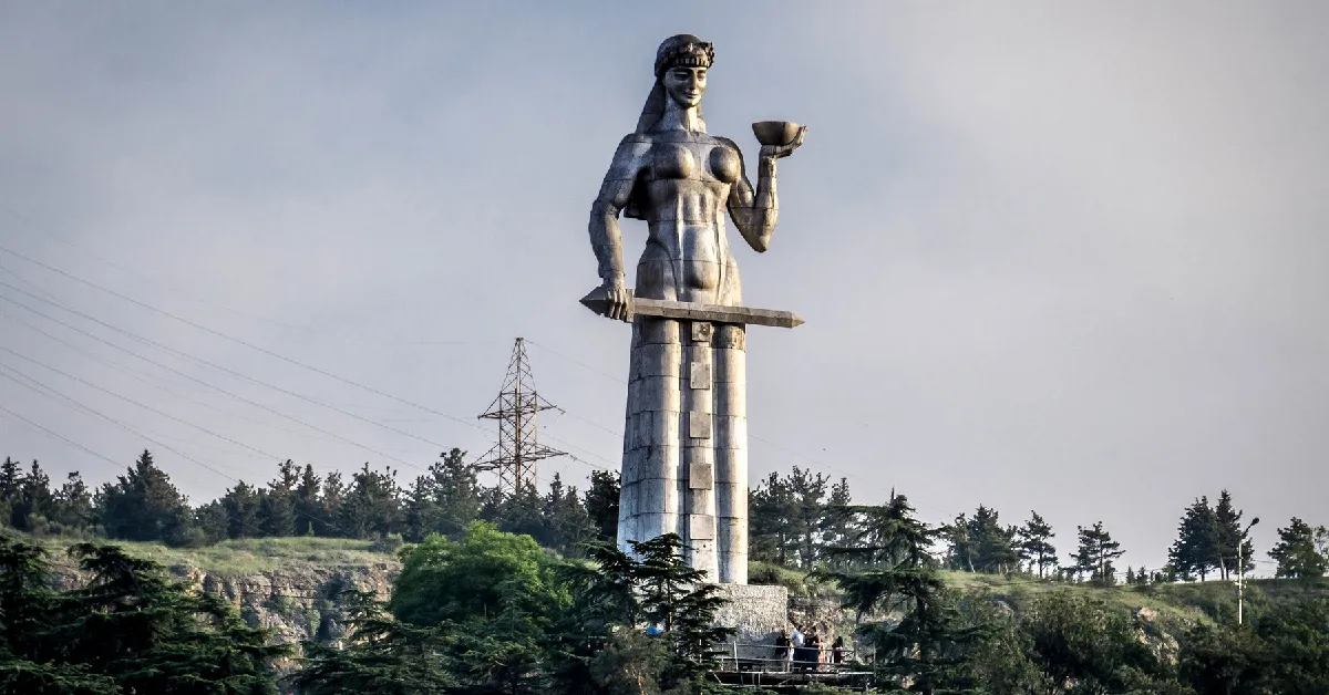 Georgia Tbilisi Batumi Mother of Georgia - ทัวร์จอร์เจีย ทบิลิซี บาทูมี อนุสาวรีย์พระแม่แห่งจอร์เจีย