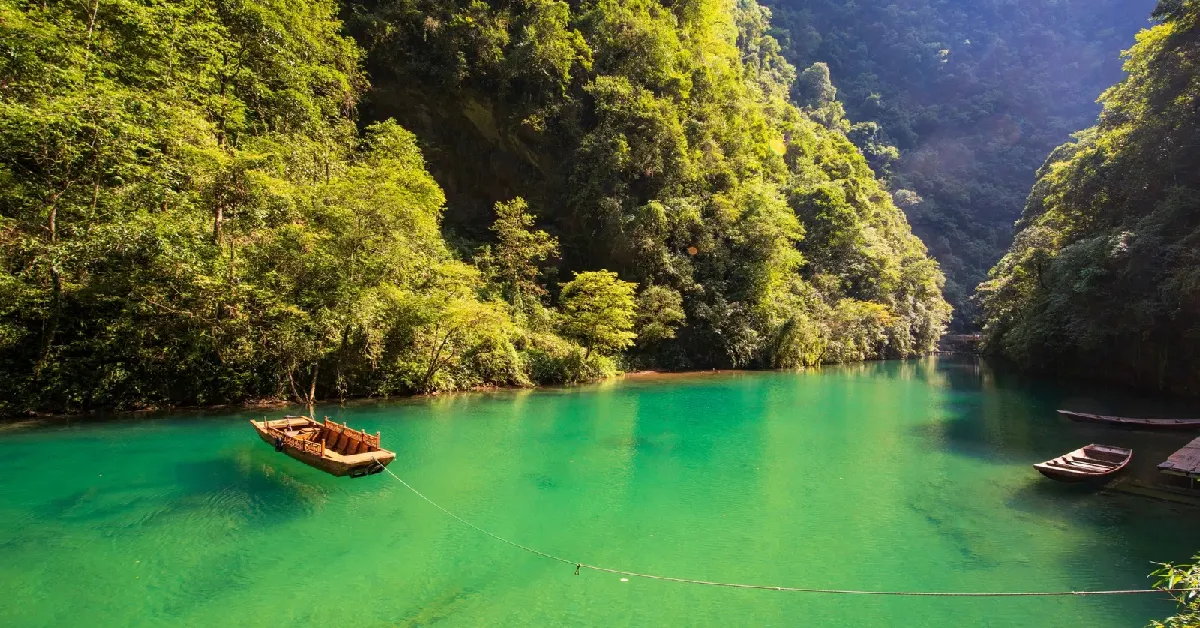 ทัวร์จีน เอินซือ จางเจียเจี้ย ล่องเรือแกรนด์แคนยอนผิงซาน (ลงร้าน)