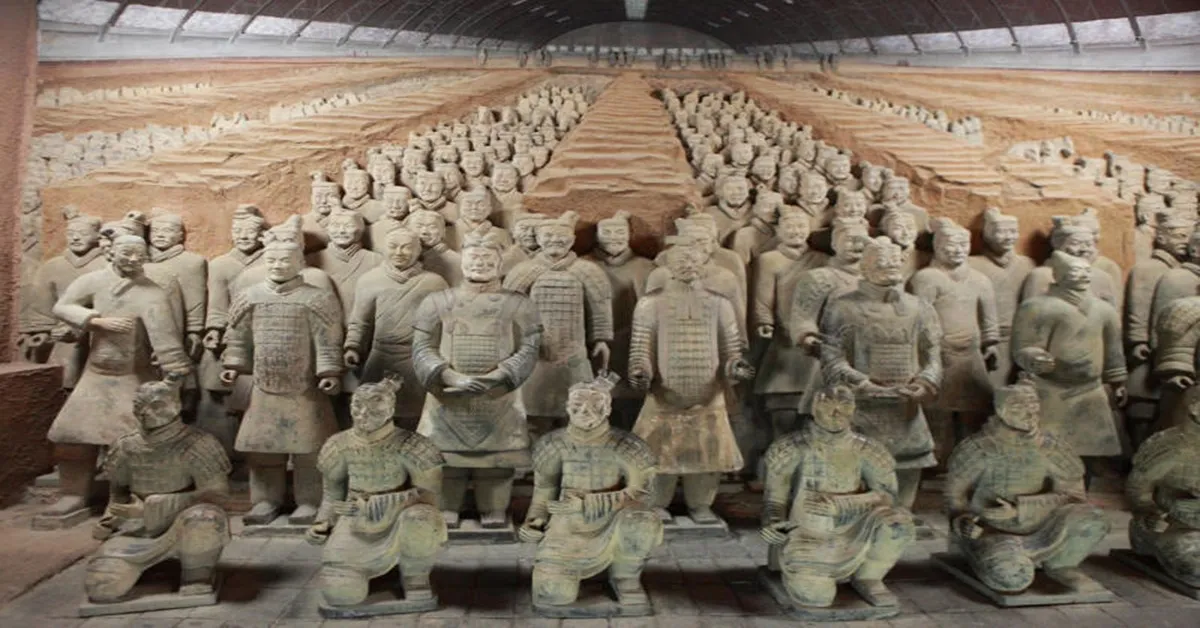 ทัวร์จีน มหัศจรรย์ ซีอาน นครโบราณจิ๋นซีฮ่องเต้ สุสานทหารดินเผา (ไม่ลงร้าน) 