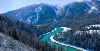 ทัวร์จีน ซินเจียงเหนือ อูลูมูฉี ขุยถุน เขาเทียนซาน แกรนด์แคนย่อนตู๋ซานจื่อ ชมน้ำแข็งสีฟ้า (ไม่ลงร้าน)