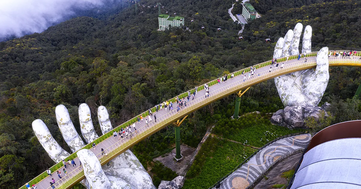 ทัวร์เวียดนามกลาง ดานัง ฮอยอัน บานาฮิลล์ สะพานมือทองคำ (ลงร้าน)