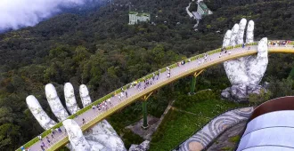 ทัวร์เวียดนามกลาง ดานัง ฮอยอัน บานาฮิลล์ สะพานมือทองคำ (ลงร้าน)