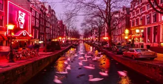 Europe Germany Netherlands Belgium France Red Light District Keukenhof - ทัวร์ยุโรป เยอรมัน เนเธอร์แลนด์ เบลเยี่ยม ฝรั่งเศส ย่านโคมแดง ชมเทศกาลดอกไม้ ณ สวนเคอเคนฮอฟ