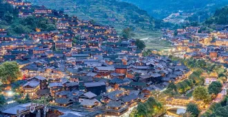 ทัวร์จีน กุ้ยหลิน กุ้ยโจว เสี่ยวชีโขว หมู่บ้านแม้วซีเจียง  (ไม่ลงร้าน)