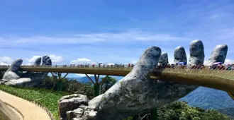 ทัวร์เวียดนามกลาง ดานัง เว้ ฮอยอัน พักบานาฮิลล์ เช็คอินสะพานมือ (ลงร้าน)