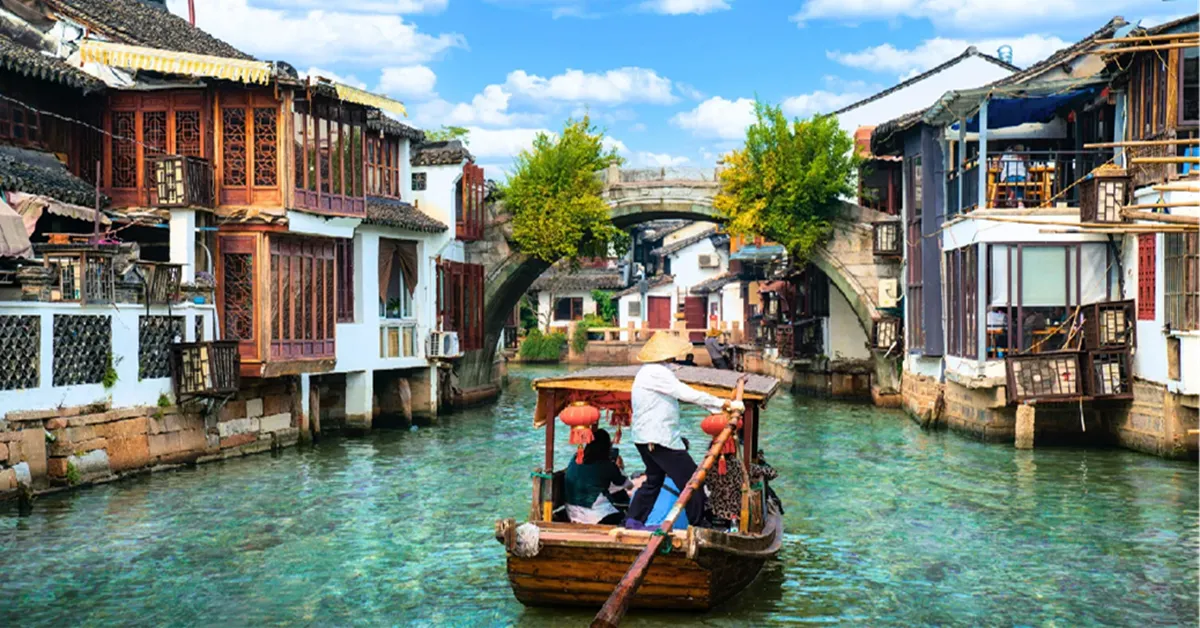 ทัวร์จีน เซี่ยงไฮ้ เมืองโบราณจูเจียเจียว หอไข่มุก (ลงร้าน + วันอิสระ 1 วัน)