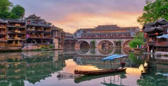 ทัวร์จีน ซุปตาร์ จางเจียเจี้ย เมืองโบราณเฟิ่งหวง หมู่บ้านโบราณฝูหรงเจิ้น (ลงร้าน)