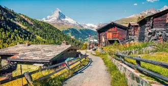Europe Grand Switzerland Como Zermatt Zurich Zermatt Village - ทัวร์ยุโรป แกรนด์ บินตรงสวิตเซอร์แลนด์ โคโม่ เซอร์แมท ซูริค หมู่บ้านเซอร์แมท 