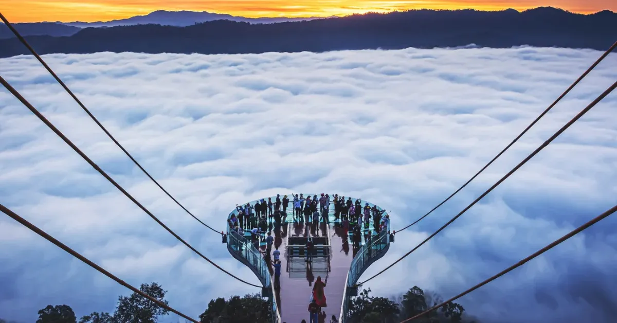 ทัวร์ไทย เบตง หาดใหญ่ ทะเลหมอกอัยเยอร์เวง วัดช้างให้